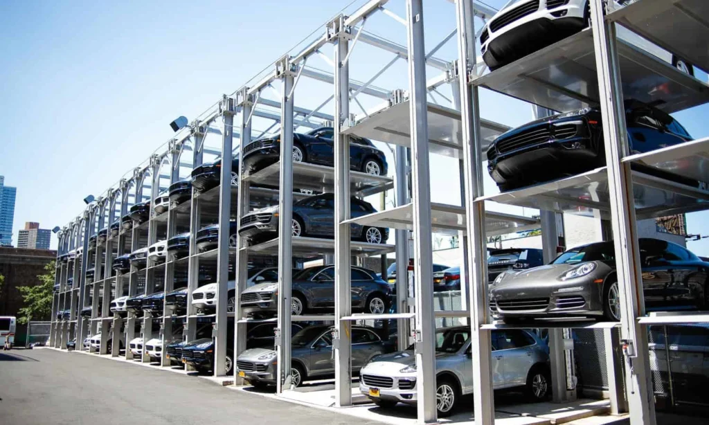 Large Scale Multi-story Automatic Puzzle Parking System, Outdoor Commercial Car Parking Project