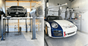 two post parking lift vs four post parking lift