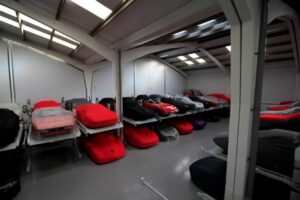 Two-post car parking lift for home garage