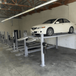 4 post car parking lift stacker