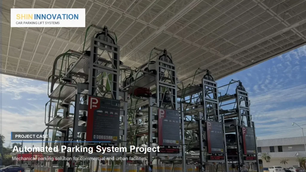 Automated parking system project for commercial and urban facilities by ShinInnovation