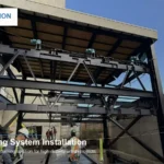 Puzzle parking system installation for underground mechanical parking project by ShinInnovation