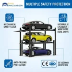 shin innovation 8 post triple stacker safety protection