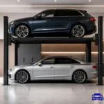 4 post 2 car 1 space parking system from shin innovation