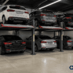 Parking lift for small garage vehicle capacity